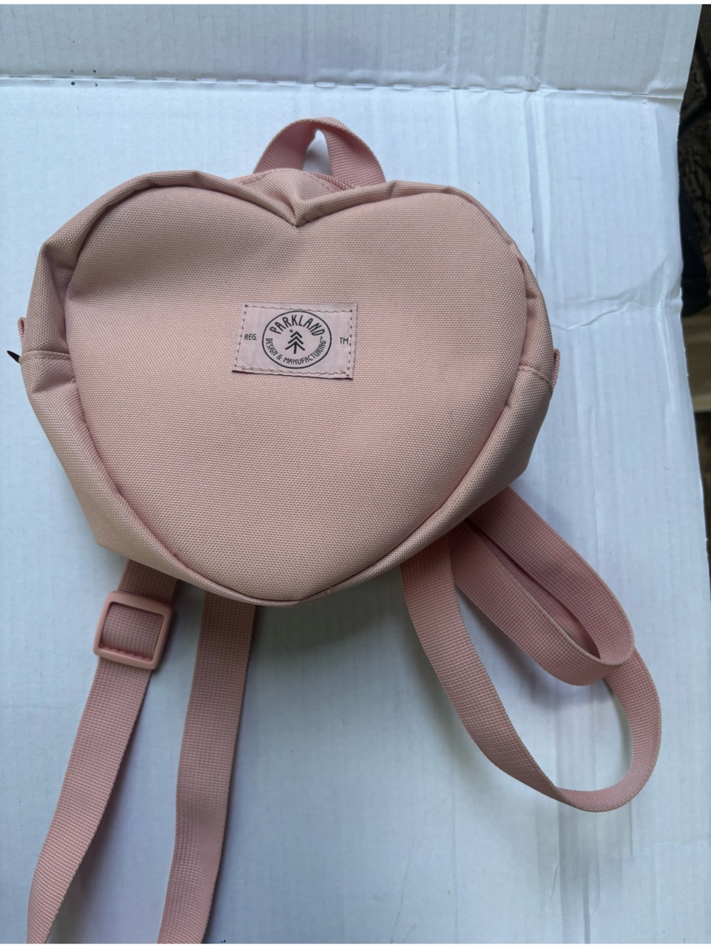 Parkland Sweetheart Pink Heart Shaped Mini Kids Backpack Eco Friendly